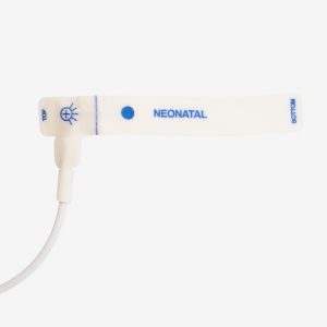 Disposable NeoNatal SpO2 Probe on white background